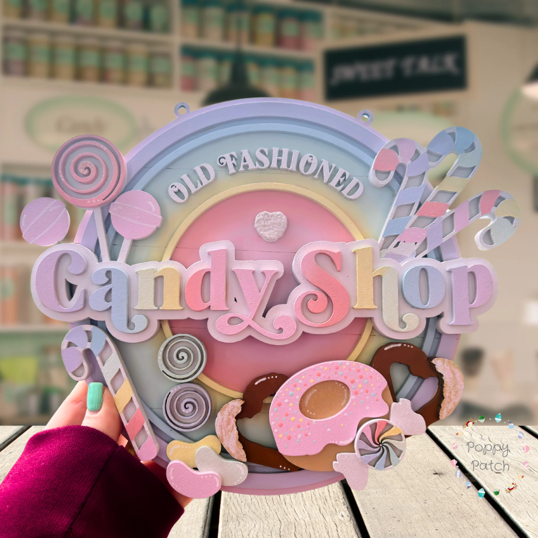 Candy Shop plaque
