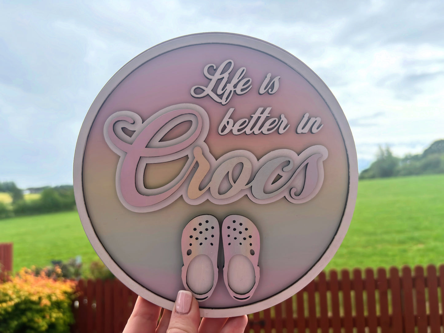 Crocs wall plaque