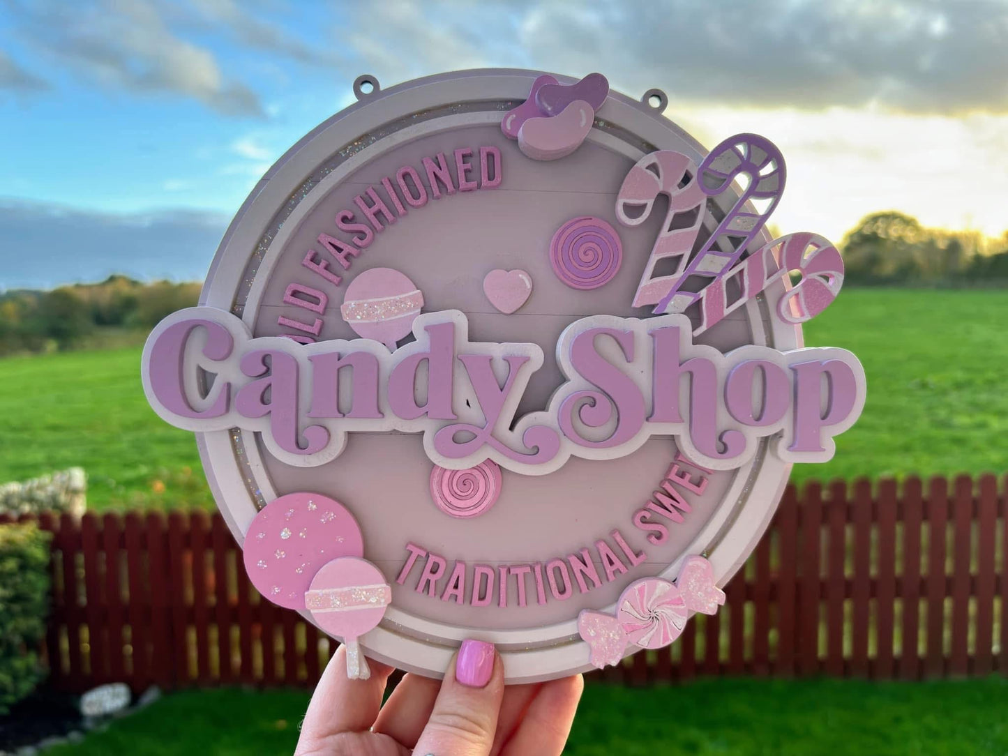 Candy Shop plaque