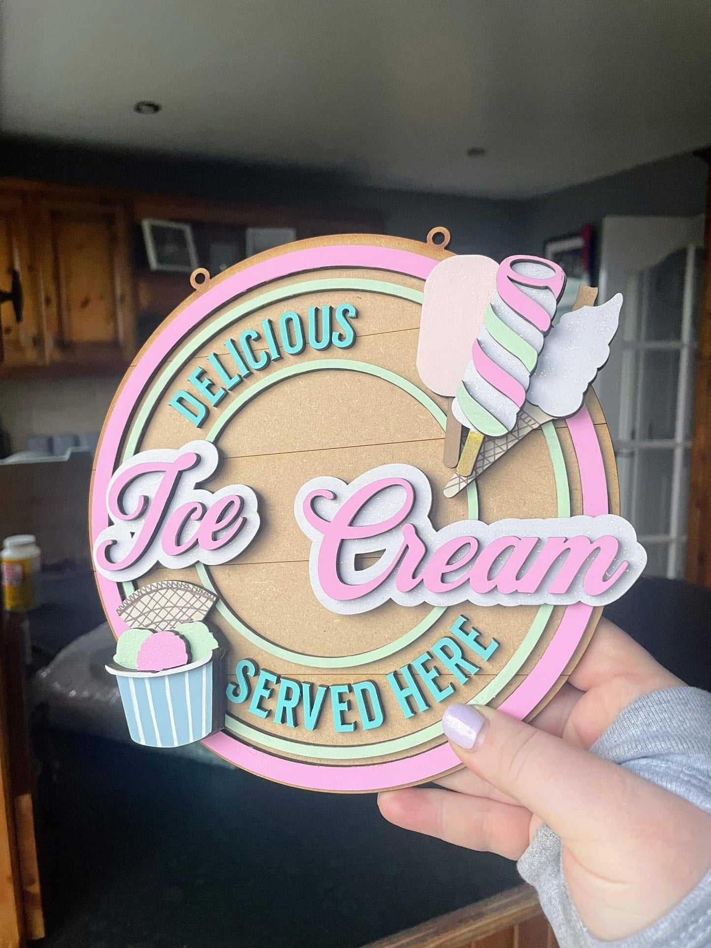 Ice cream plaque