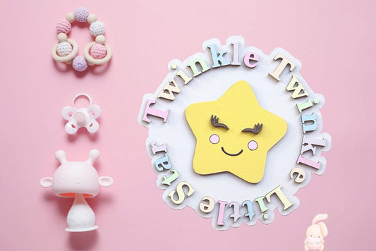 Twinkle twinkle little star wall plaque