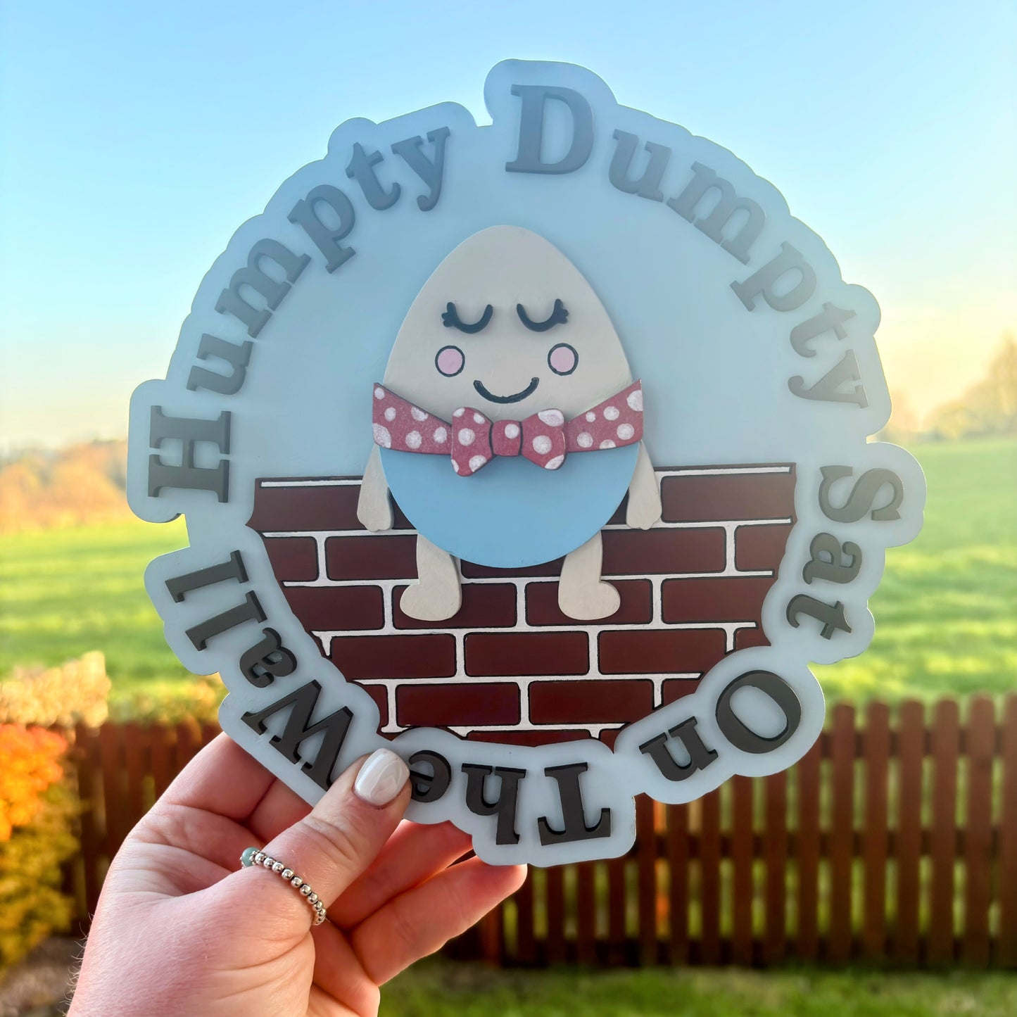 Humpty Dumpty wall plaque