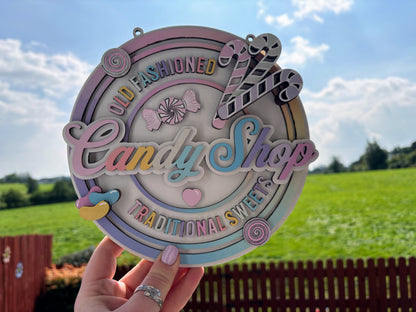 Candy Shop plaque